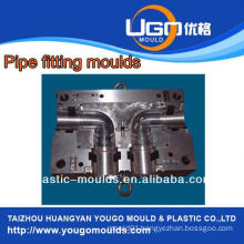 Plastic mold supplier for standard size pvc 45 degree elbow pipe fitting moulding in taizhou China